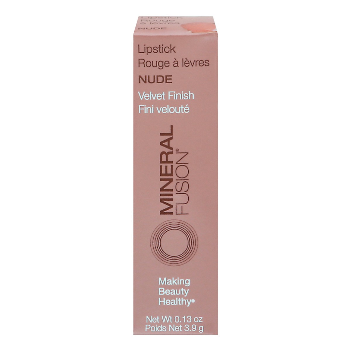 slide 1 of 12, Mineral Fusion Velvet Finish Lipstick, Nude, 1 ct