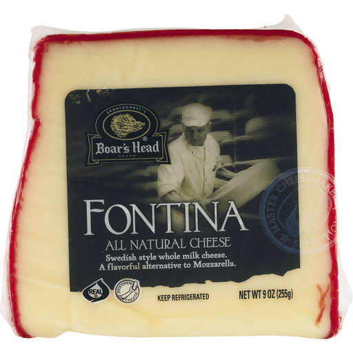 slide 4 of 9, Boar's Head Cheese, Fontina, 9 oz