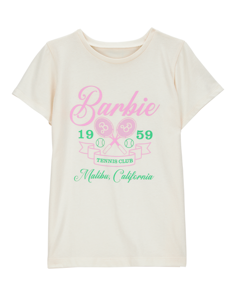 slide 1 of 2, Carter's Carters Kid Malibu Barbie Tee White 12, 1 ct