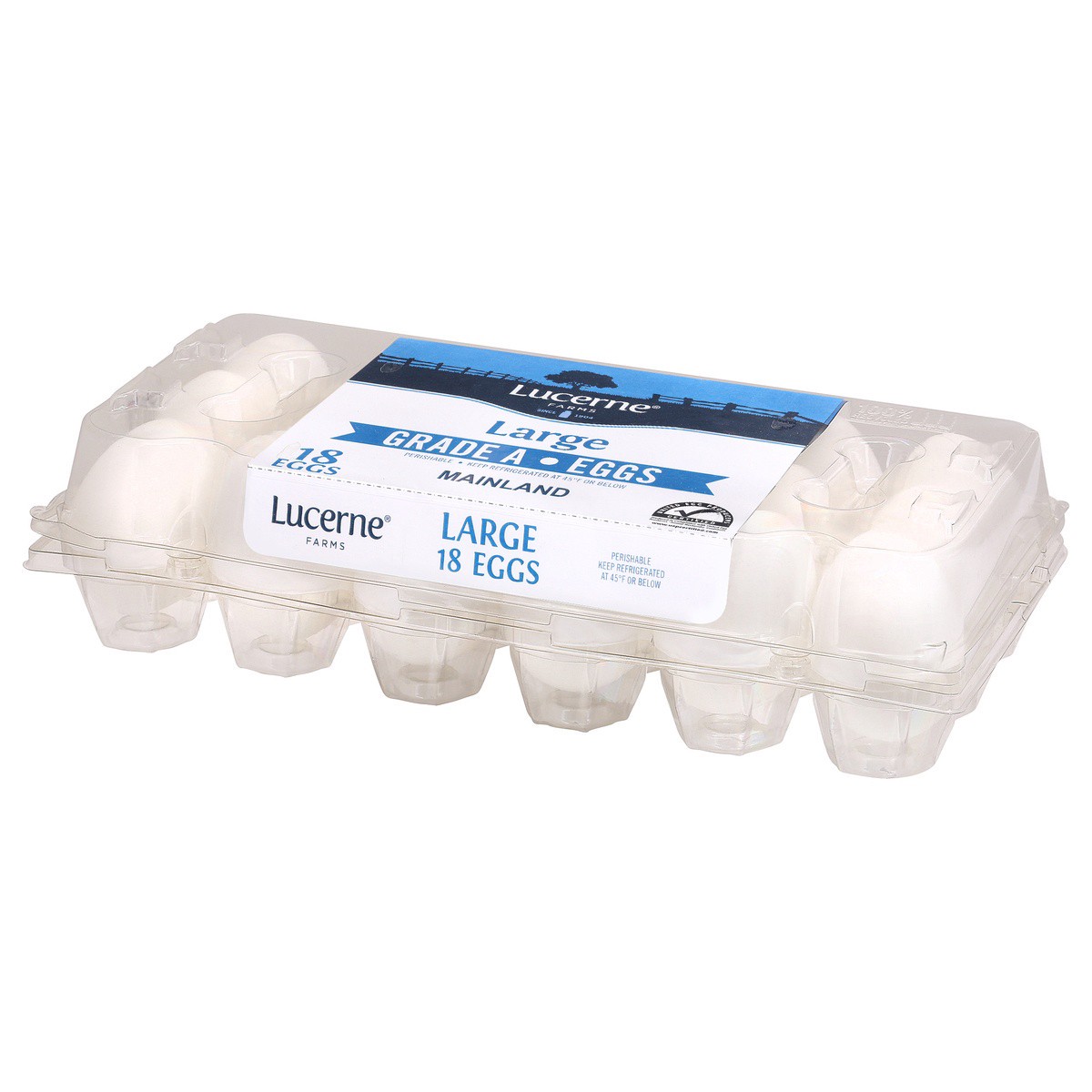 slide 3 of 9, Lucerne Dairy Farms Eggs Large Family Pack, 18 ct