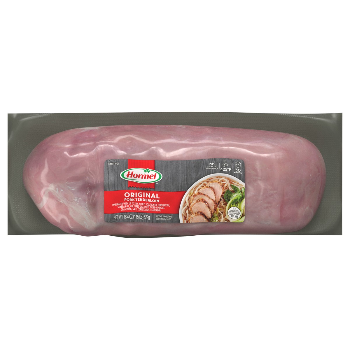 slide 1 of 7, HORMEL ALWAYS TENDER Original Pork Tenderloin, 18.4 oz