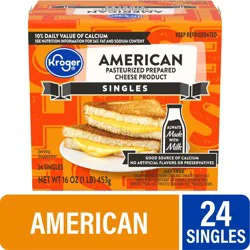 Kroger American Cheese Singles - 24 ct