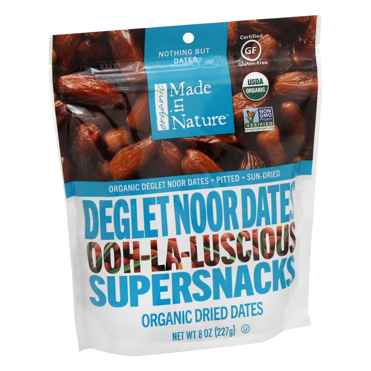 slide 4 of 9, Made in Nature Dried Deglet Noor Organic Dates 8 oz, 8 oz