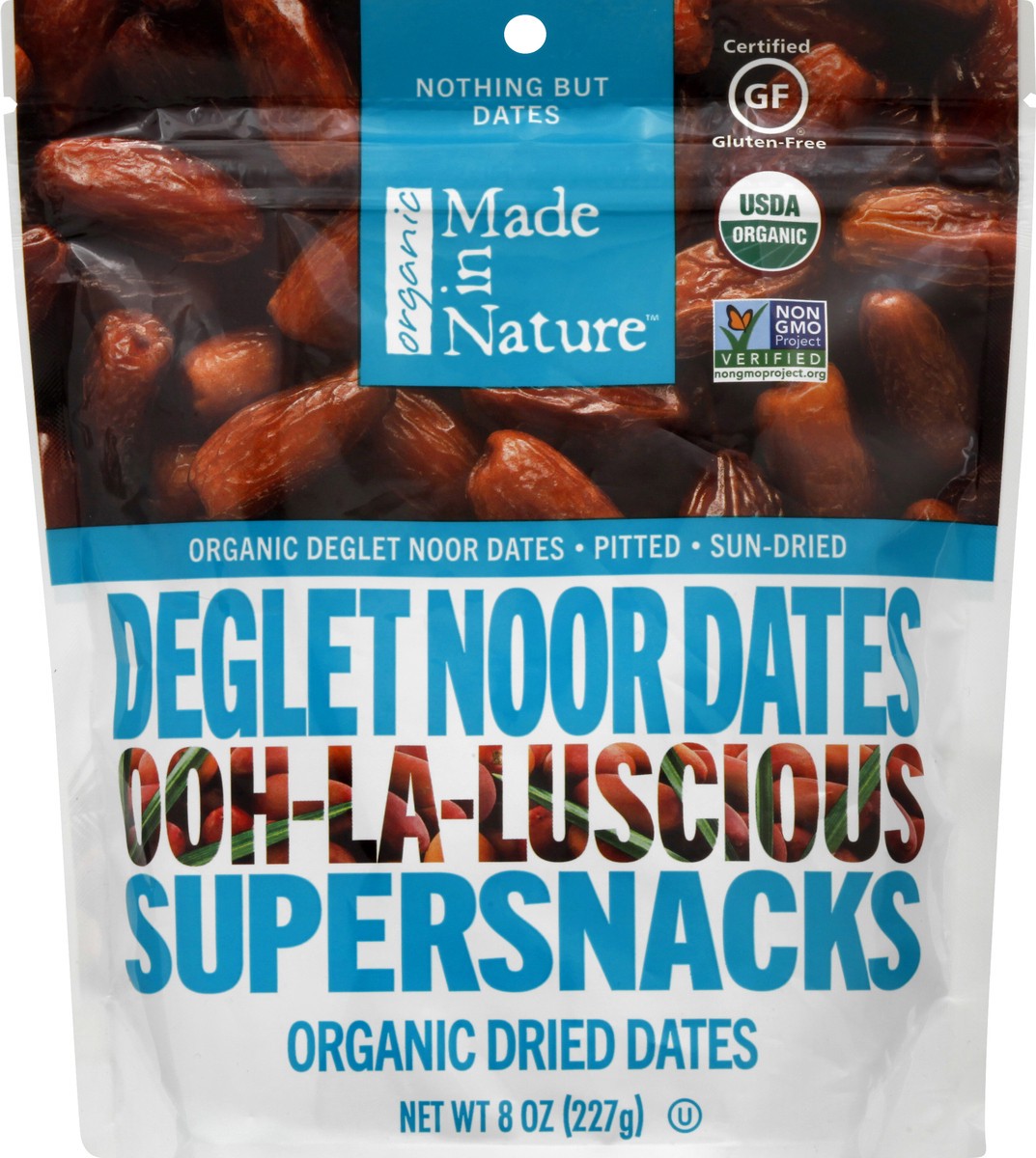 slide 6 of 9, Made in Nature Dried Deglet Noor Organic Dates 8 oz, 8 oz