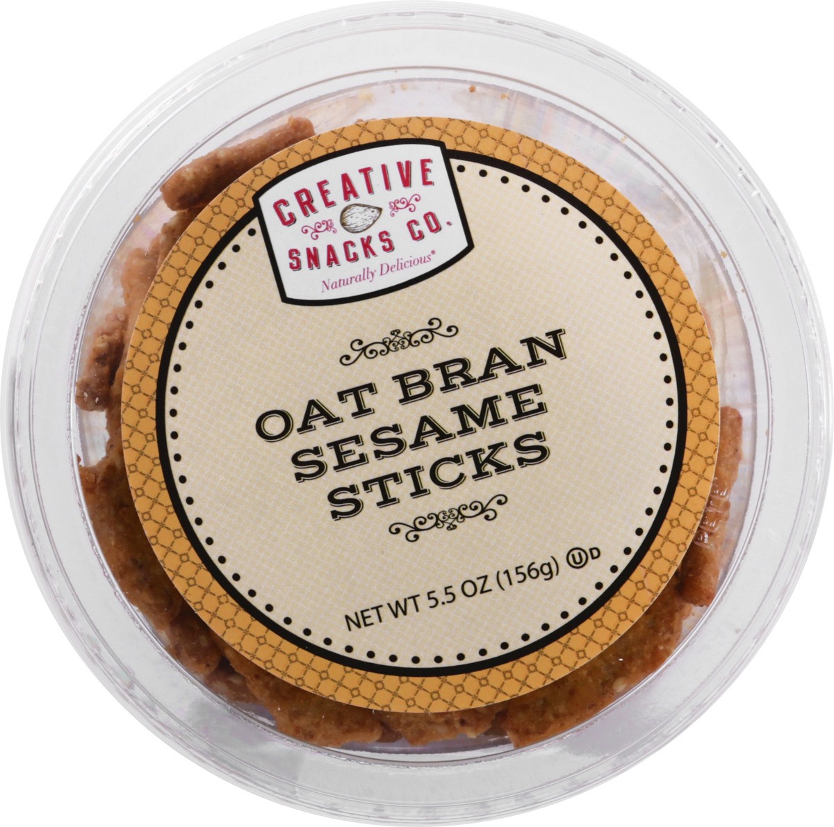 slide 7 of 8, Creative Snacks Oat Bran Sesame Sticks, 5.5 oz