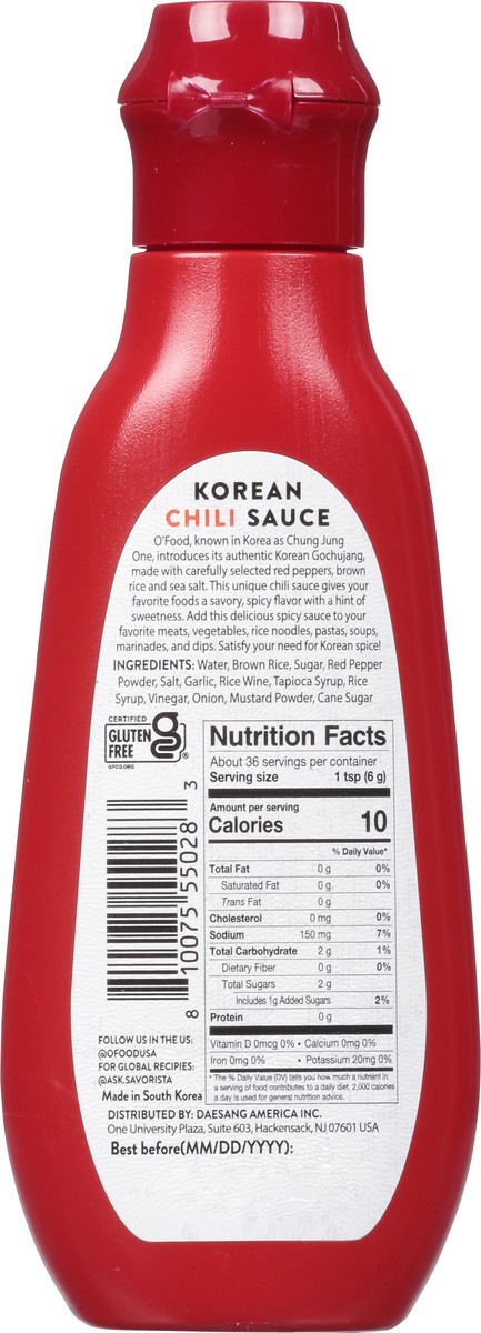 slide 5 of 9, O'Food Gochujang Korean Chili Sauce 7.5 oz, 7.5 oz