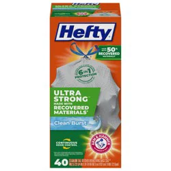 Hefty Ultra Strong Clean Burst T/Kit