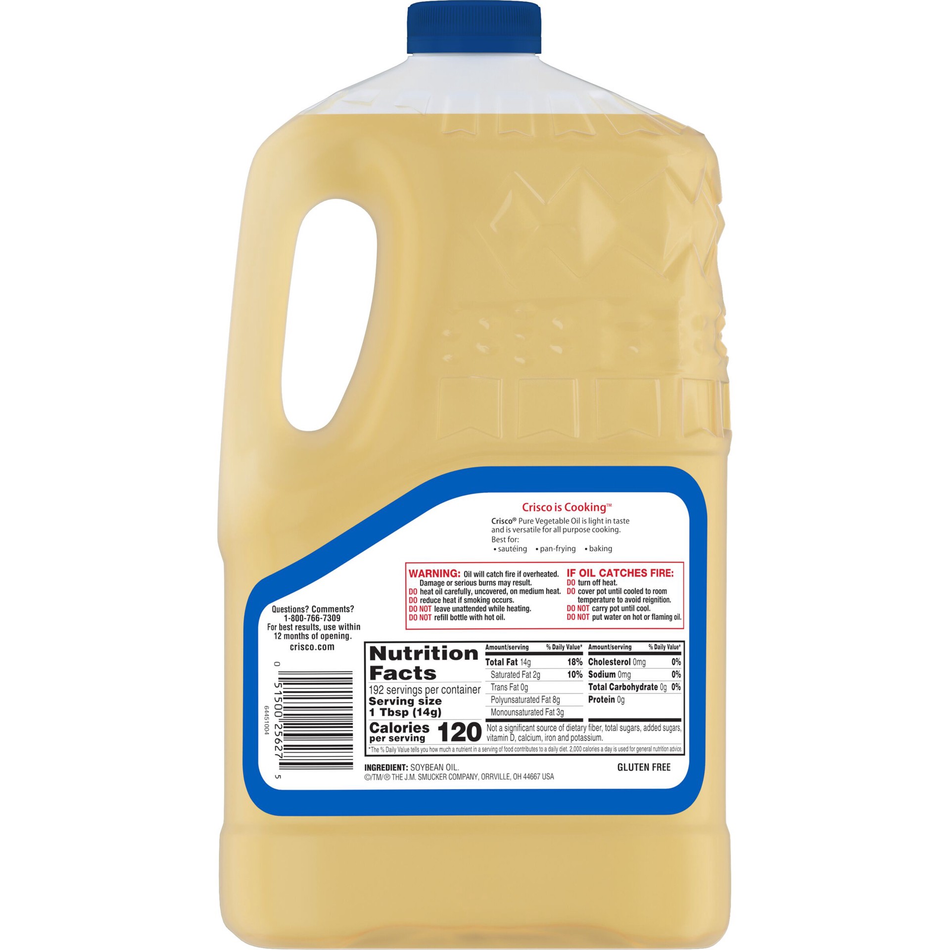 slide 5 of 5, Crisco Vegetable Oil 96 oz, 96 oz