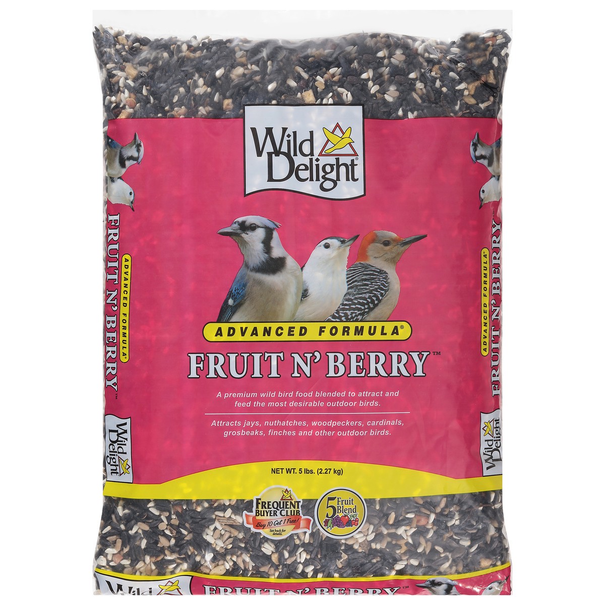 slide 1 of 1, Wild Delight Advanced Formula Fruit N' Berry Wild Bird Food 5 lb, 5 lb