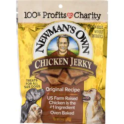 Newman's Own Jerky Treats Original Chicken Recipe for All Size Dogs 5 oz