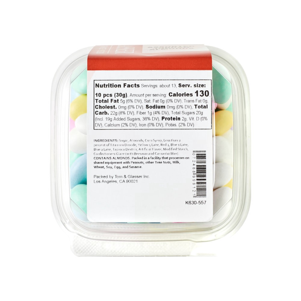 slide 2 of 3, Torn & Glasser Torn Glasser Assorted Jordan Almonds, 14 oz