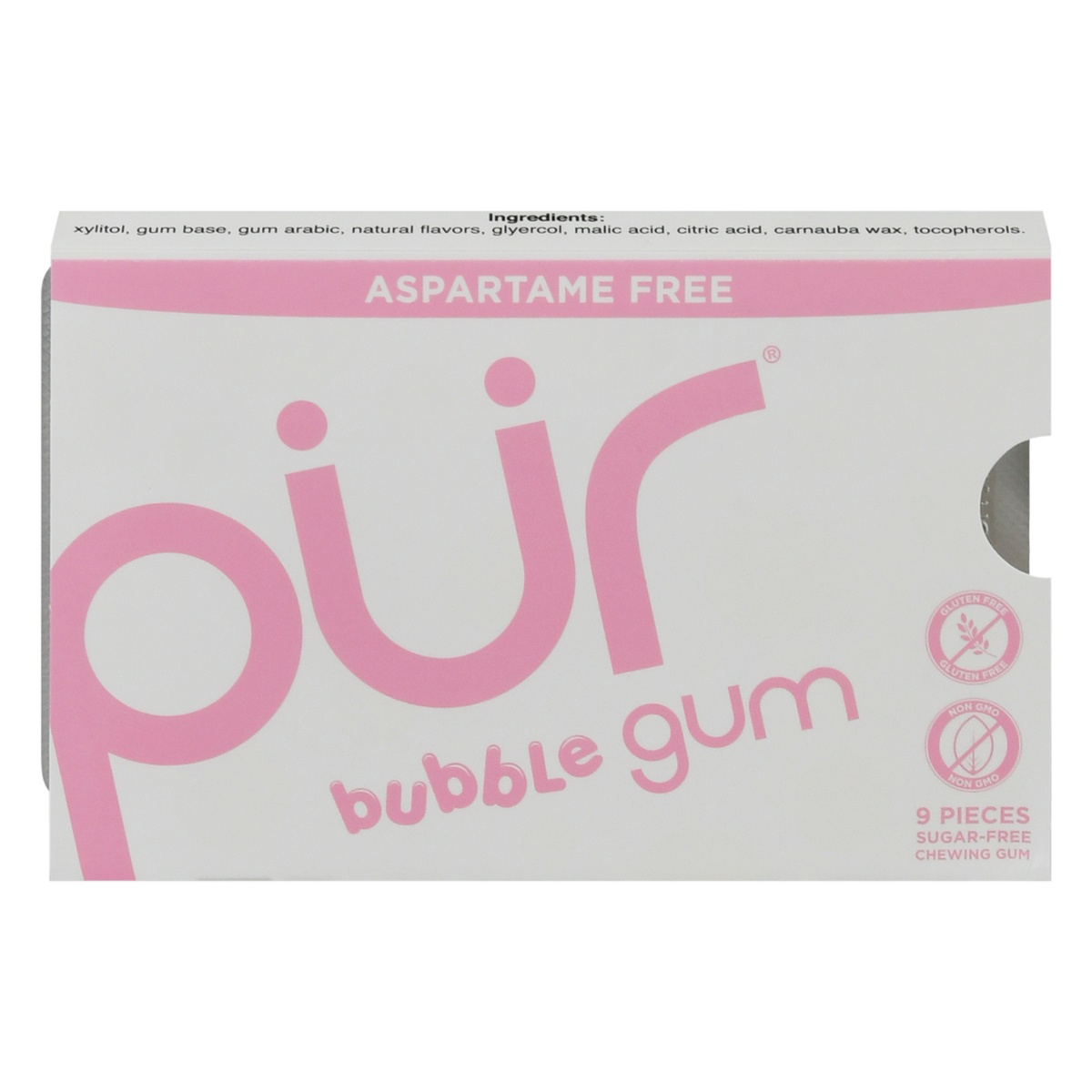 slide 1 of 1, PUR Bubble Gum, 12 gram