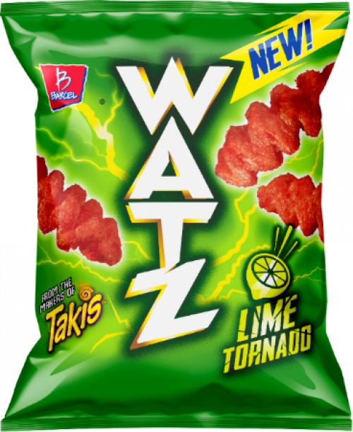 slide 1 of 1, Barcel Watz Lime Tornado Puffs, 2.82 oz