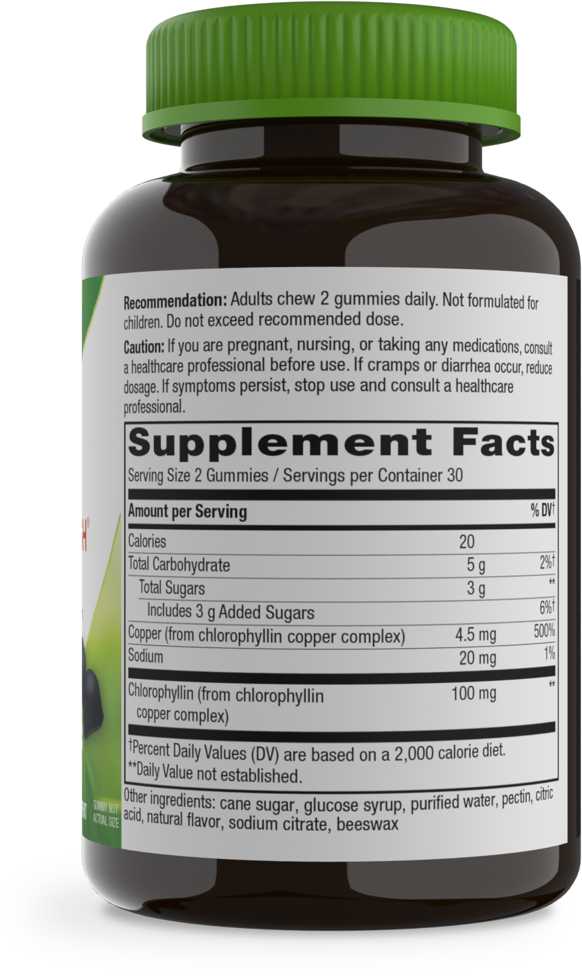 slide 4 of 4, Nature's Way Chlorofresh Gummies, 60 ct