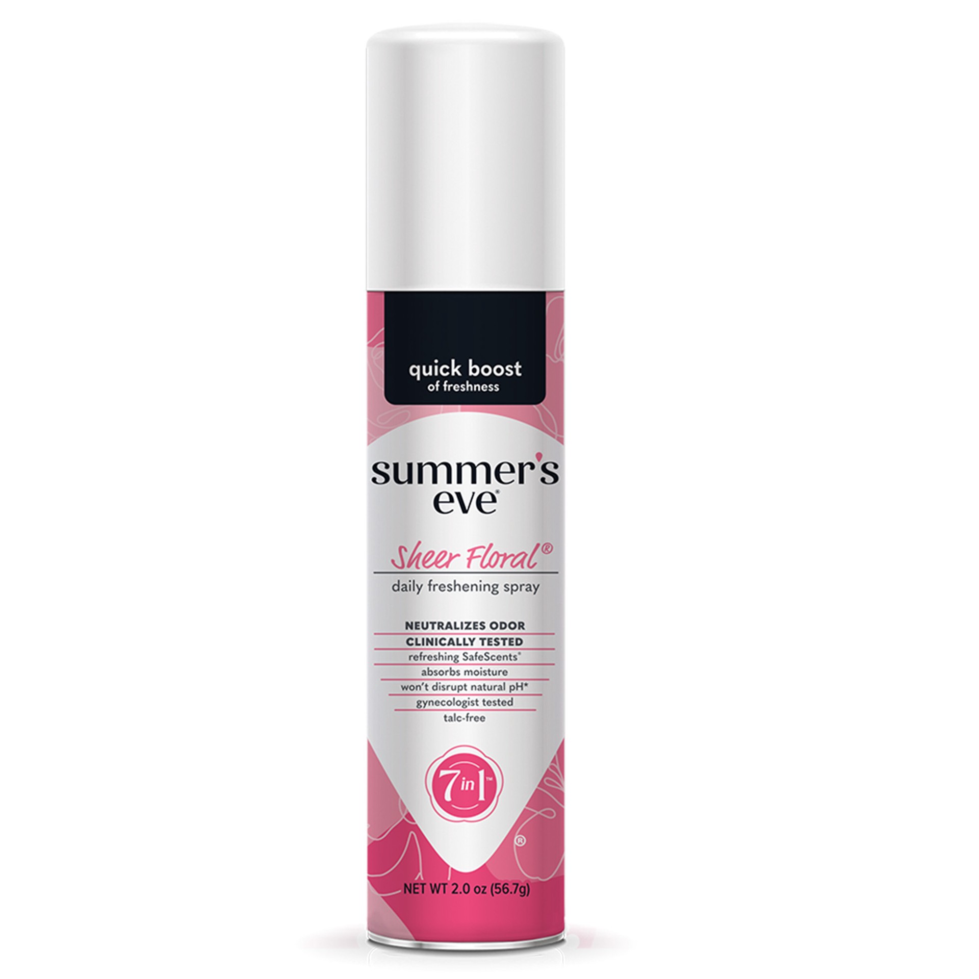 slide 1 of 1, Summer's Eve Sheer Floral Daily Refreshing Feminine Spray, 2 oz, 2 oz