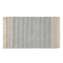 Loloi Solene Stripe Scatter Rug - 30 in x 45 in, Gray