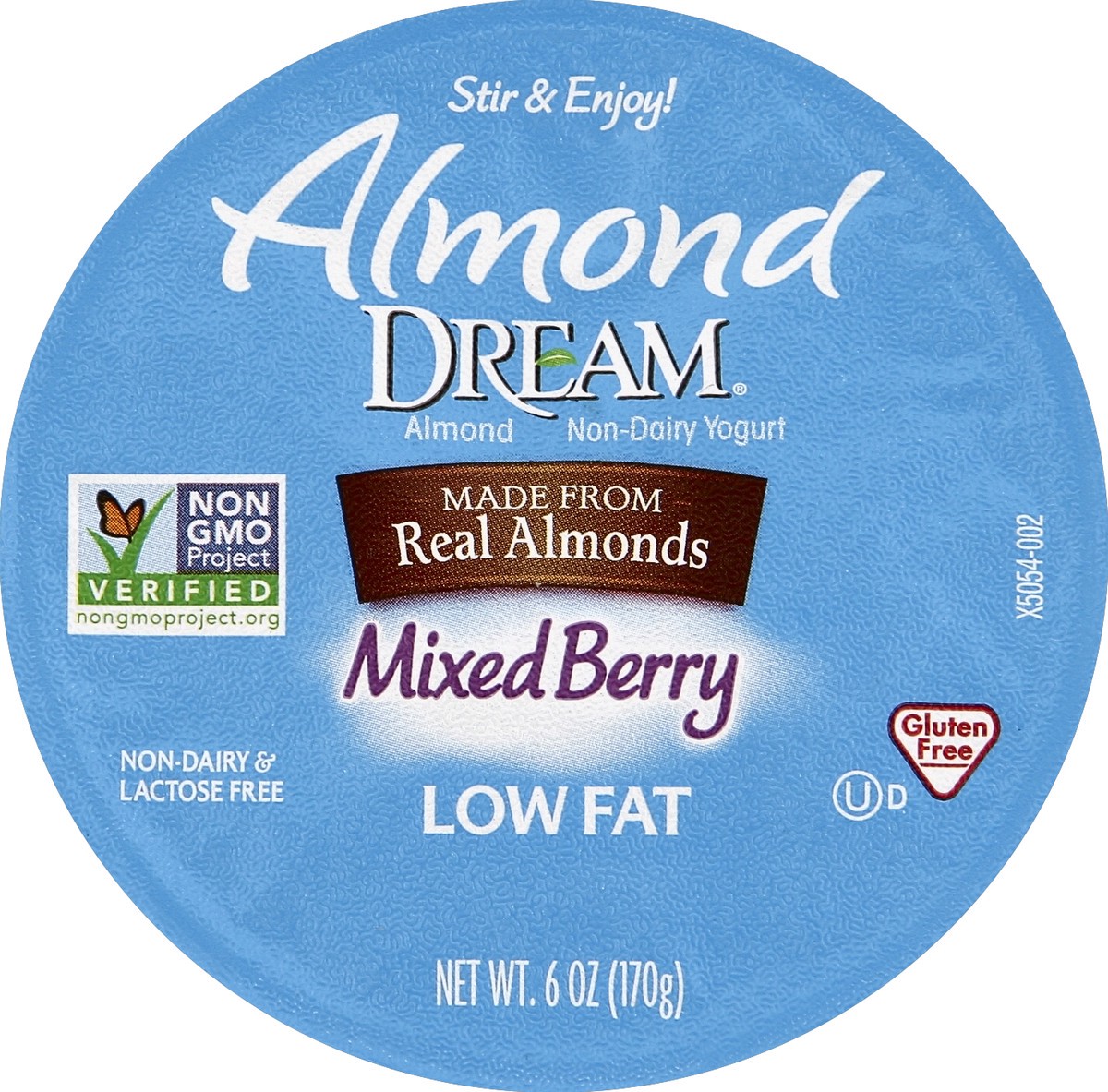 slide 2 of 3, Almond Dream Almond Non-Dairy Yogurt Low Fat Mixed Berry, 6 oz