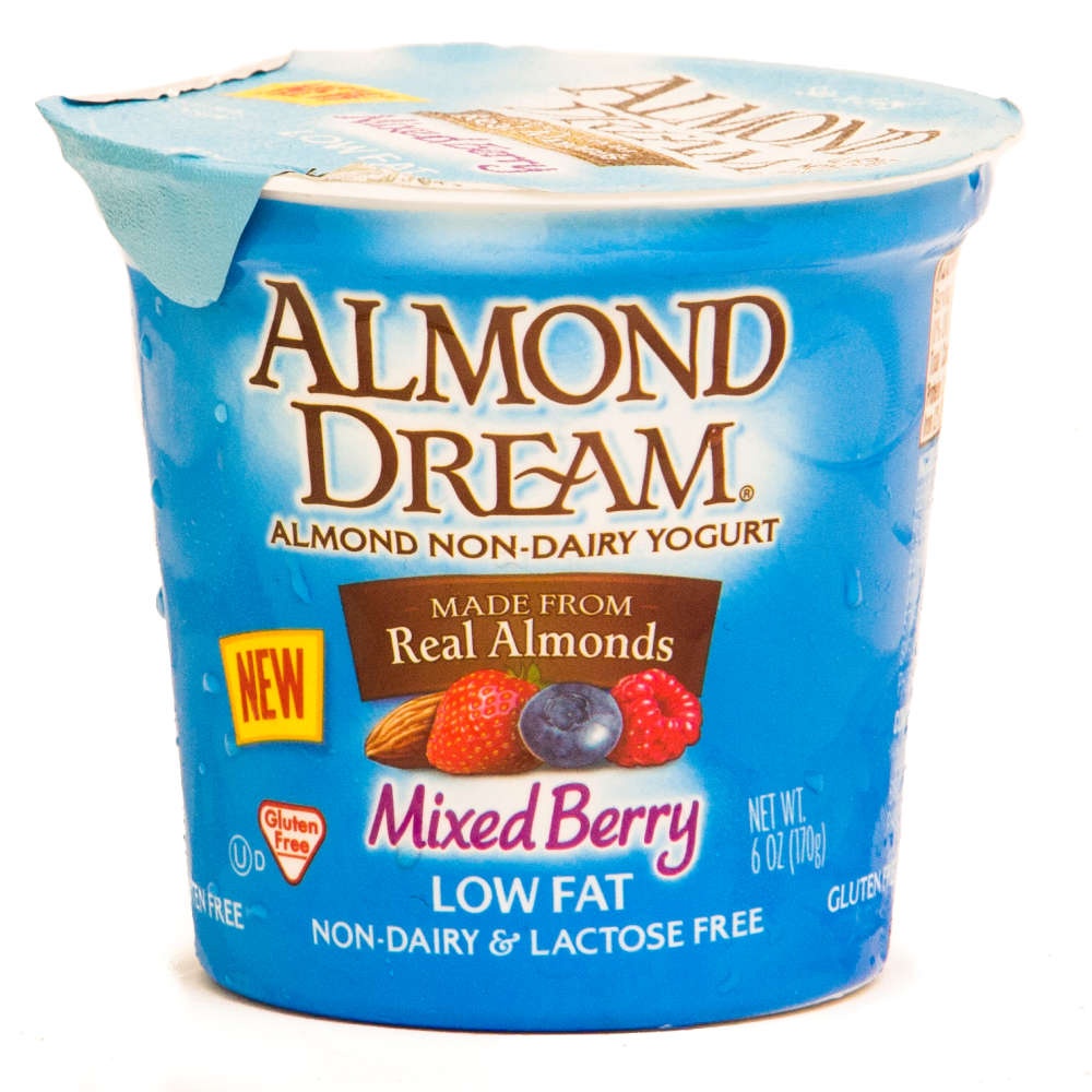 slide 1 of 3, Almond Dream Almond Non-Dairy Yogurt Low Fat Mixed Berry, 6 oz