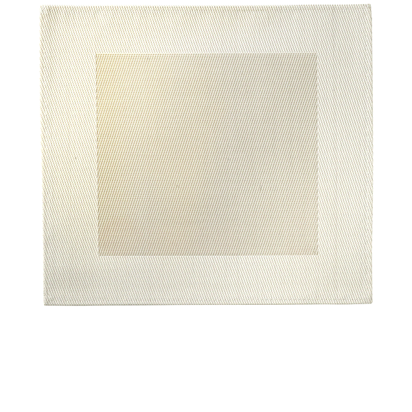 slide 1 of 1, Bordered Square Placemat 14 x 14 , White, 1 ct