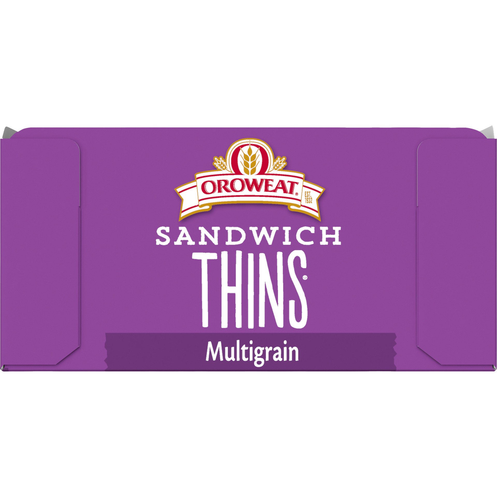 slide 3 of 5, Oroweat Multigrain Sandwich Thins, 6 count, 12 oz, 6 ct