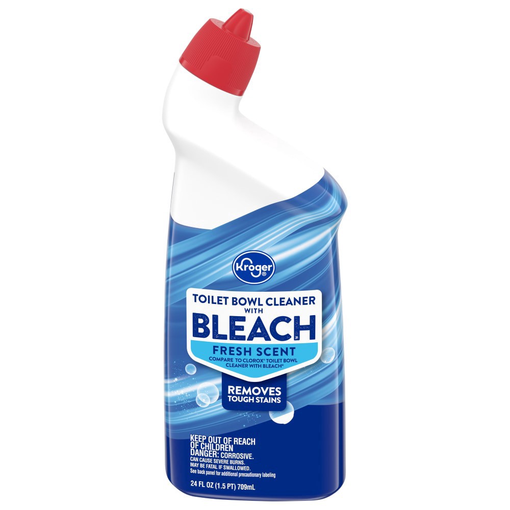 slide 2 of 2, Kroger Fresh Scent Toilet Bowl Cleaner With Bleach, 24 fl oz