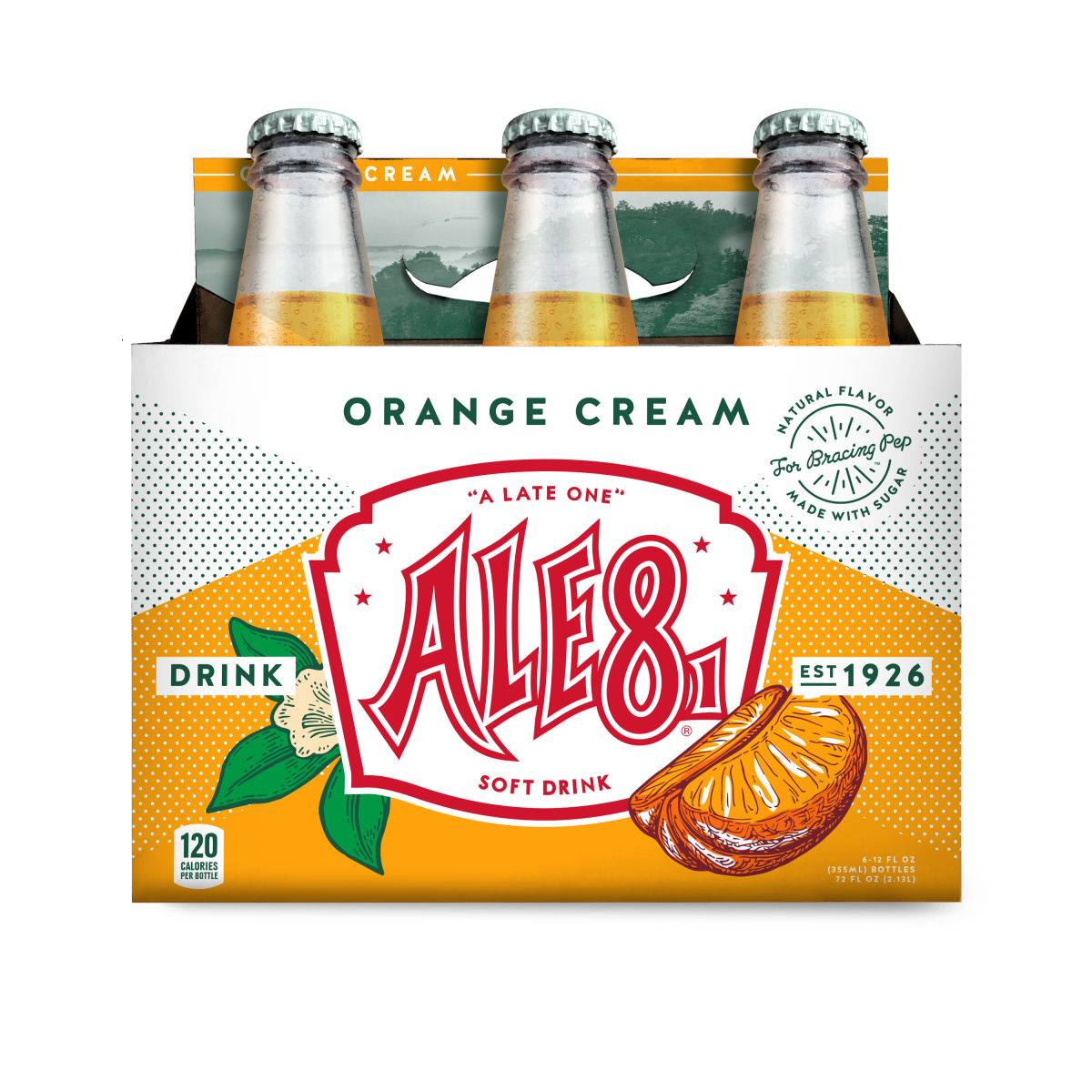 slide 1 of 3, Ale81 Orange Cream Soft Drink - 6 ct, 6 ct