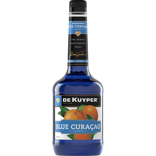 slide 1 of 1, DeKuyper Blue Curacao Liqueur, 750 ml