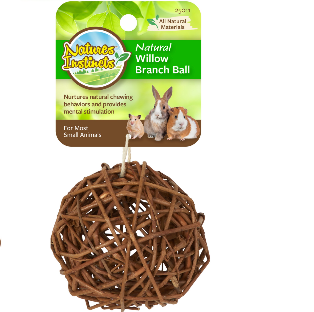 slide 1 of 5, Nature's Instincts Natural Willow Branch Ball, 1 ct