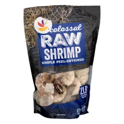 Giant Farm Raised Raw EZ-Peel Colossal Shrimp 13-15 ct per lb Frozen