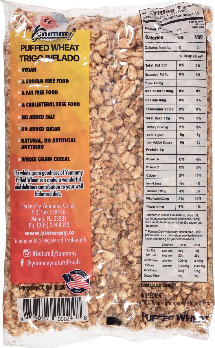 slide 2 of 9, Yummmy Puffed Wheat 6 Ounce, 6 oz