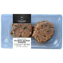 Black Pearl Salmon Burger Medtrn Atlntc