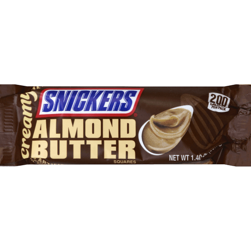 slide 2 of 2, Snickers Creamy Almond Butter Squares, 1.4 oz
