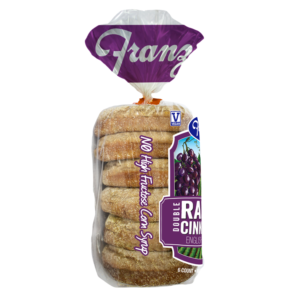 slide 3 of 5, Franz Raisin English Muffins 13oz, 13 oz