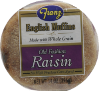 slide 1 of 5, Franz Raisin English Muffins 13oz, 13 oz