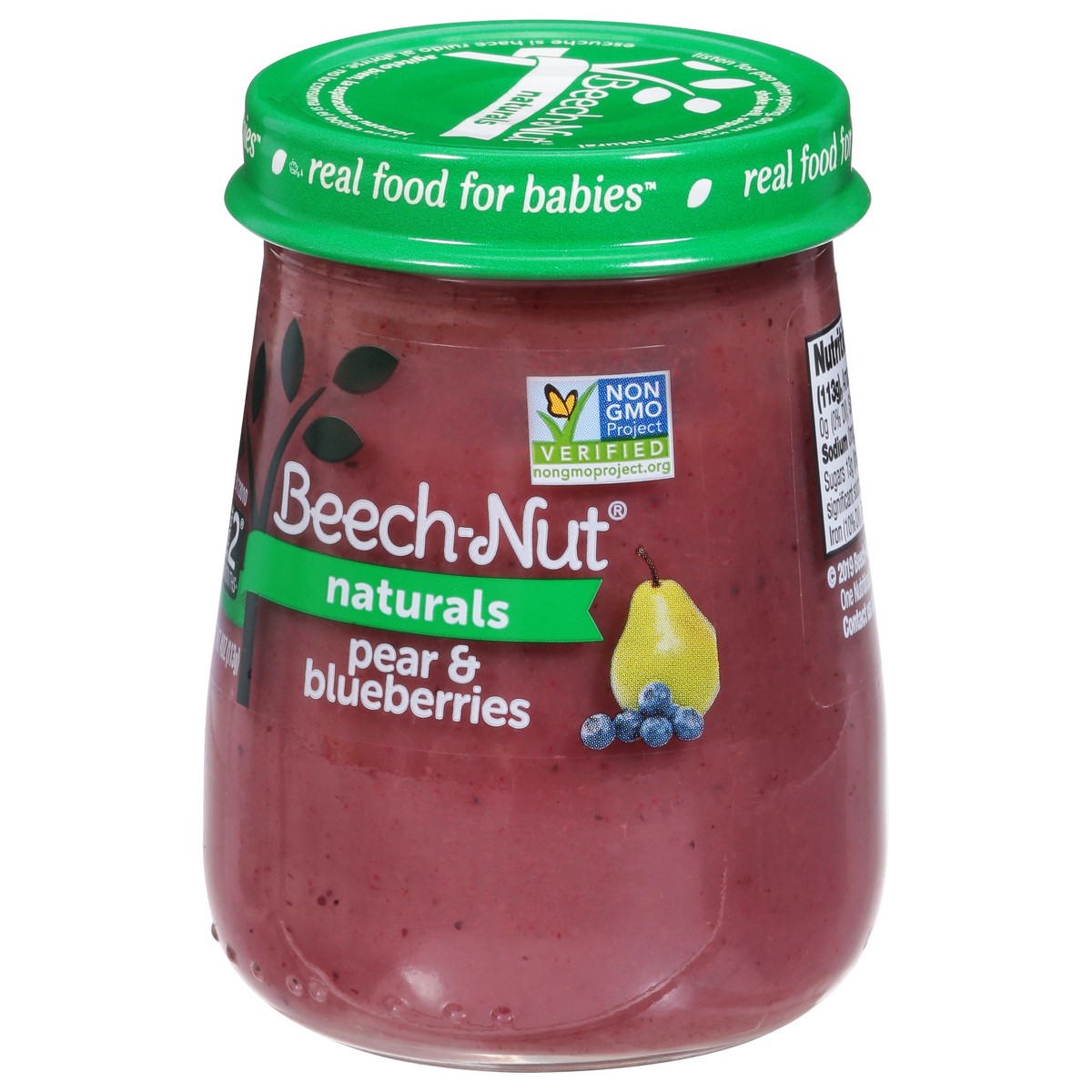 slide 2 of 13, Beech-Nut Naturals Stage 2 (6 Months+) Pear & Blueberries 4 oz, 4 oz