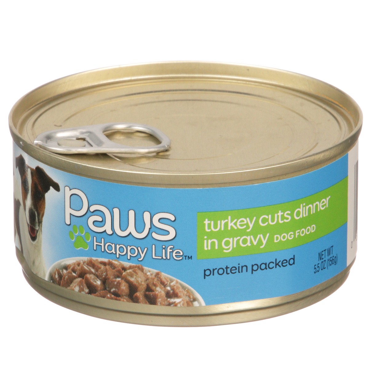 slide 3 of 11, Paws Happy Life Turkey Cuts Dinner In Gravy Dog Food, 5.5 oz