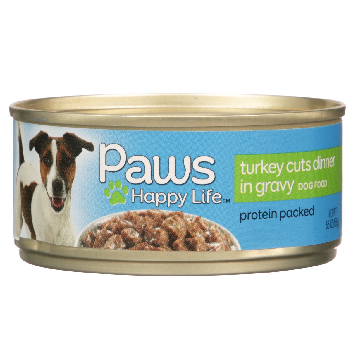 slide 9 of 11, Paws Happy Life Turkey Cuts Dinner In Gravy Dog Food, 5.5 oz