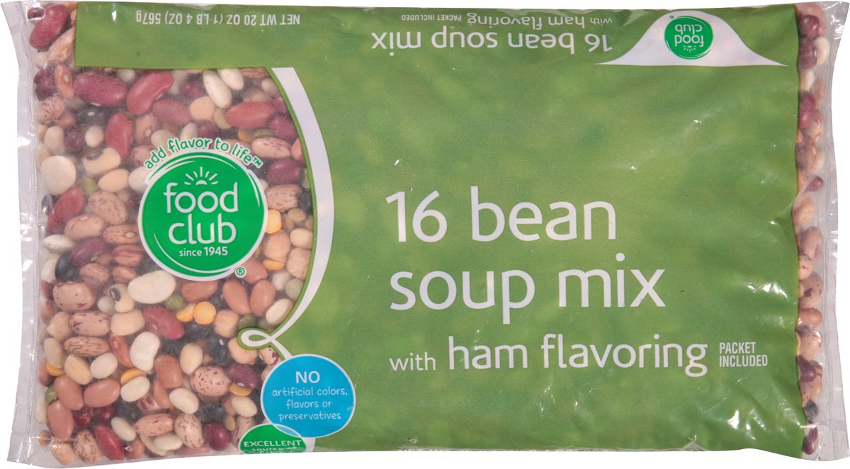 slide 7 of 9, Food Club 16 Bean Soup Mix 20 oz, 20 oz