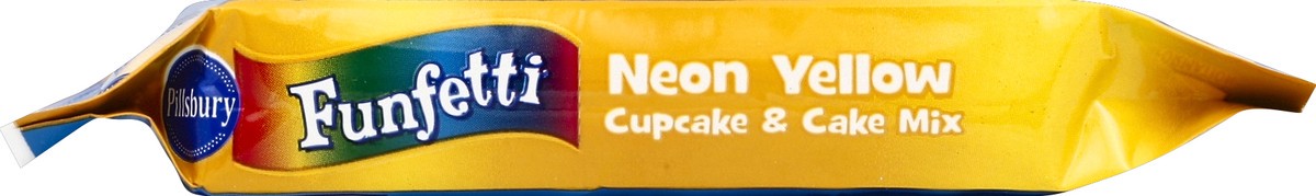 slide 4 of 6, Pillsbury Funfetti Neon Yellow Cupcake & Cake Mix, 8.25 oz