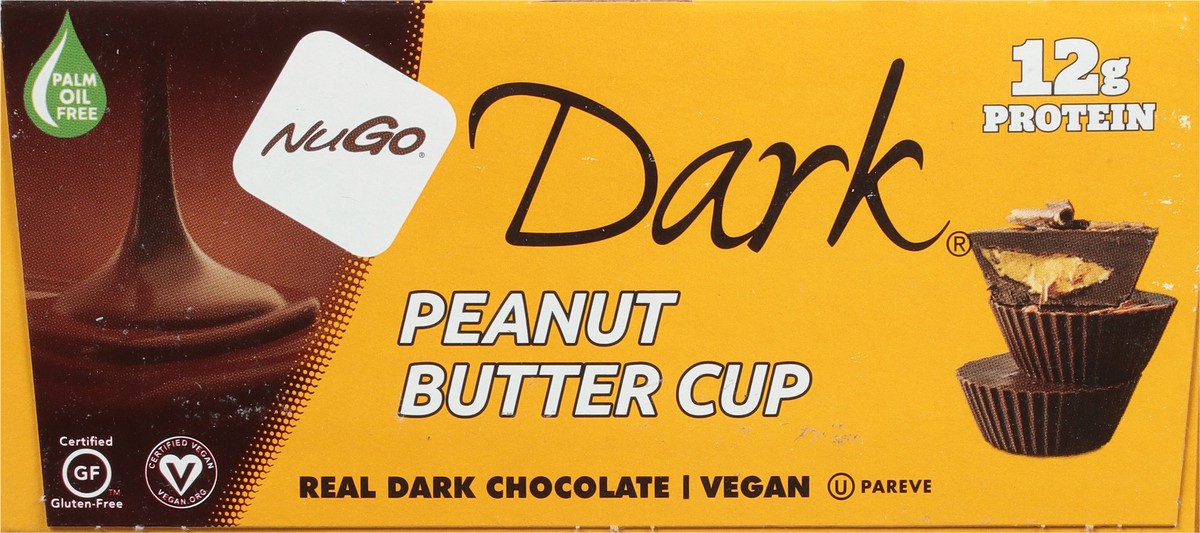 slide 9 of 9, NuGo Dark Peanut Butter Cup Protein Bars - 12 ct, 12 ct