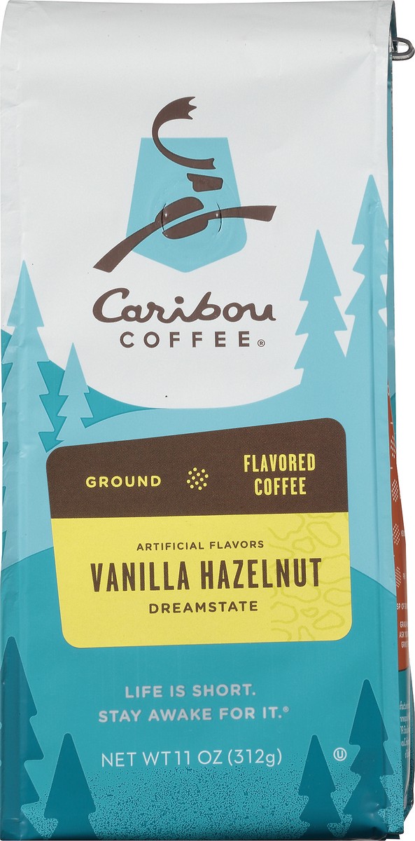 slide 5 of 9, Caribou Coffee Vanilla Hazelnut Ground Coffee 11 oz. Stand-Up Bag, 11 oz