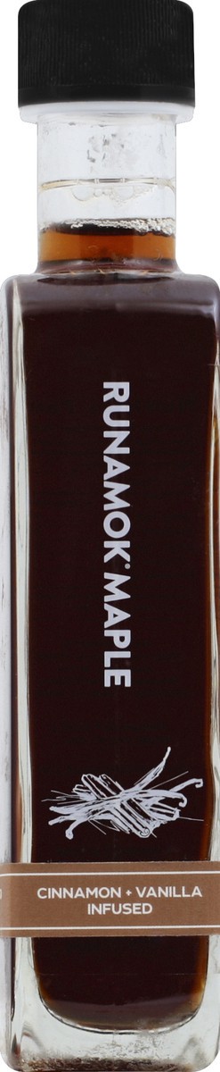 slide 6 of 8, Runamok Maple Maple Syrup, Vermont Organic, Cinnamon + Vanilla Infused, 250 ml