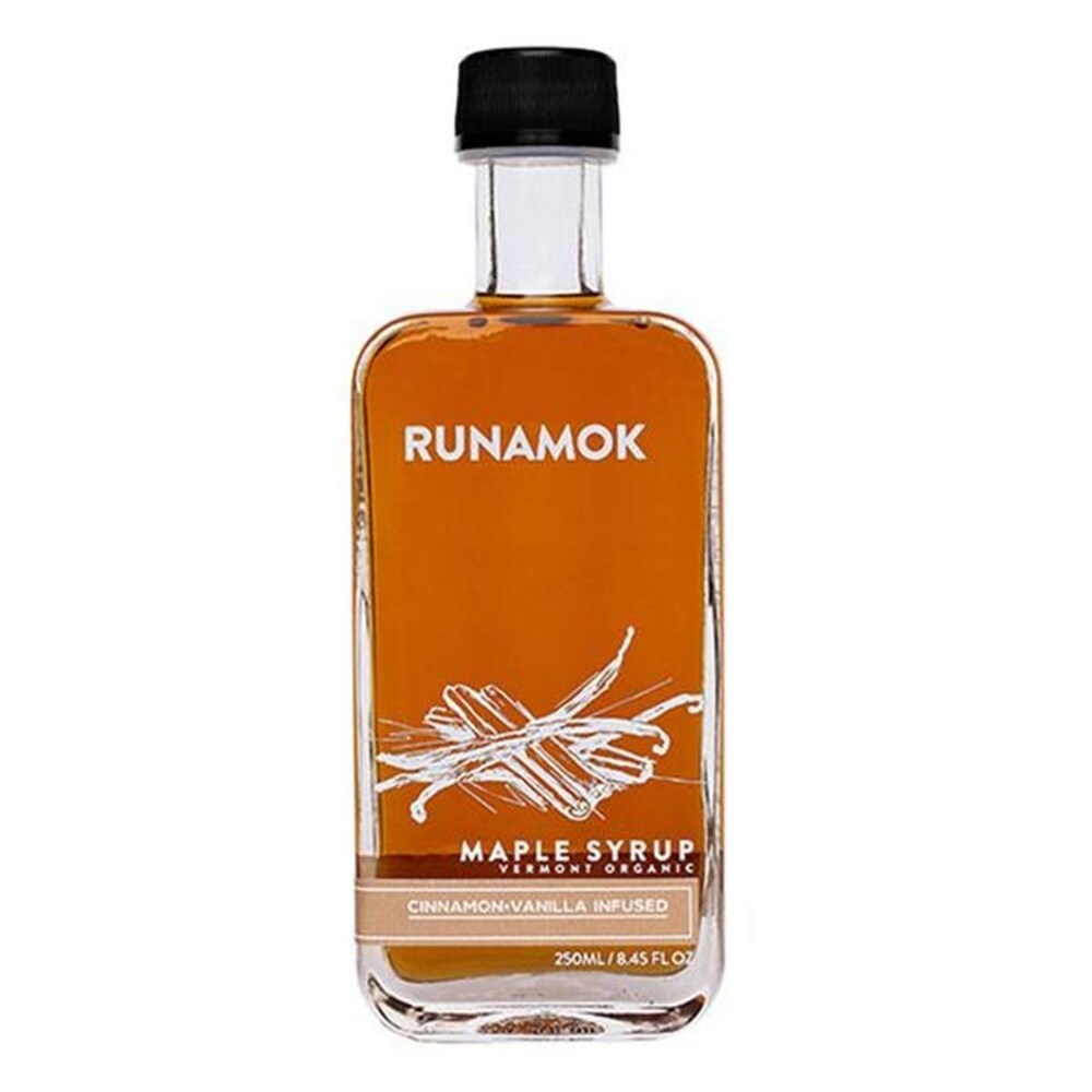 slide 1 of 6, Runamok Organic Cinnamon Vanilla Maple Syrup, 8.45 oz