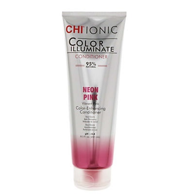 slide 1 of 1, CHI Ionic Color Illuminate Neon Pink Conditioner, 8.5 oz