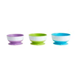 Munchkin 6 M+ Stay Put Suction Bowls 3 ea