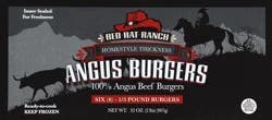Red Hat Ranch Burgers 6 ea