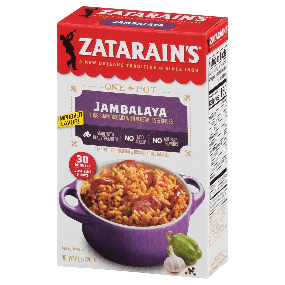 slide 9 of 9, Zatarain's Jambalaya Rice, 8 oz