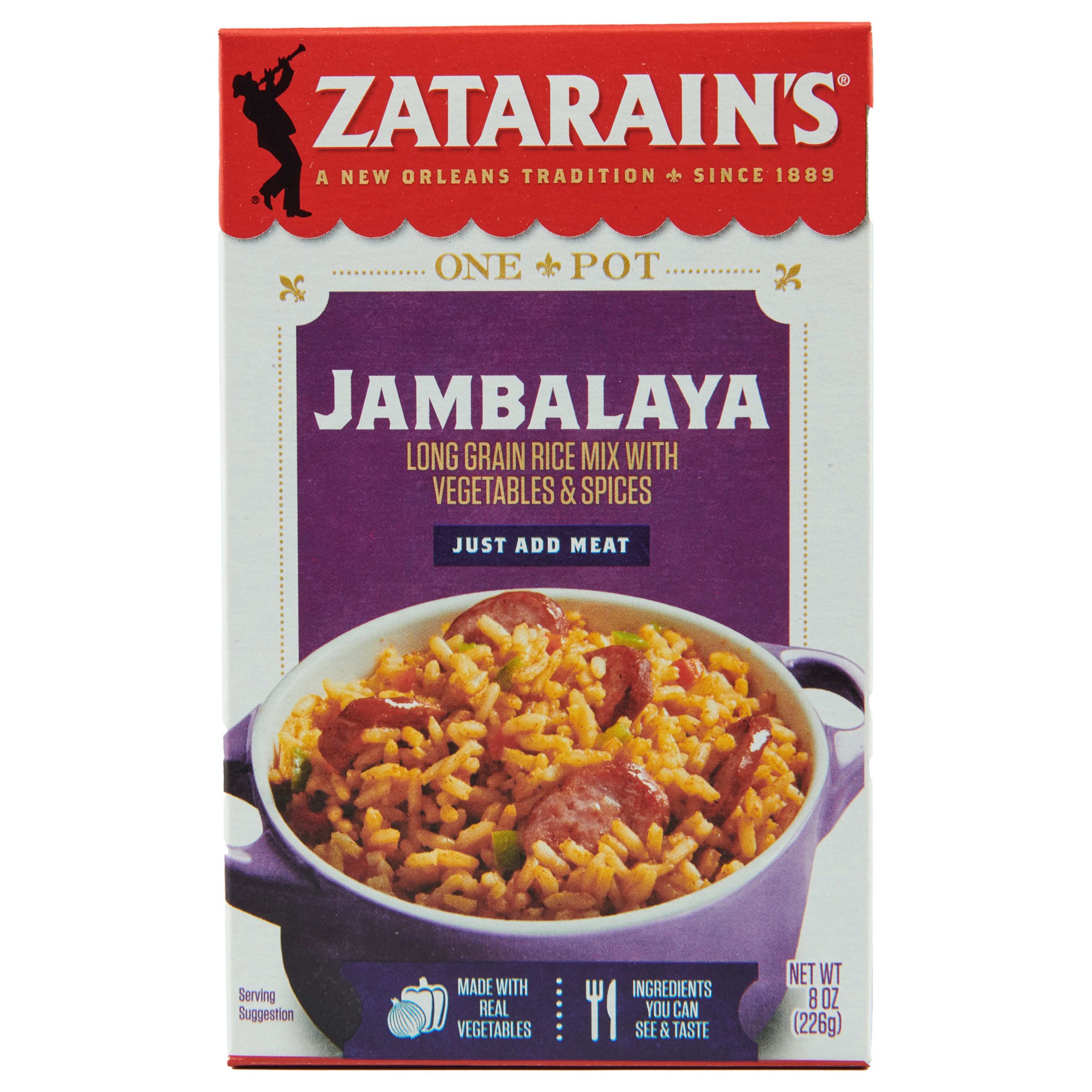 slide 1 of 9, Zatarain's Jambalaya Rice, 8 oz