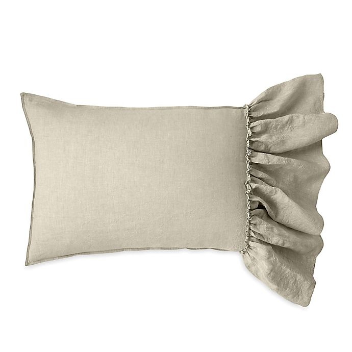 slide 1 of 5, Wamsutta Vintage Abigall Standard Pillow Sham - Linen, 1 ct