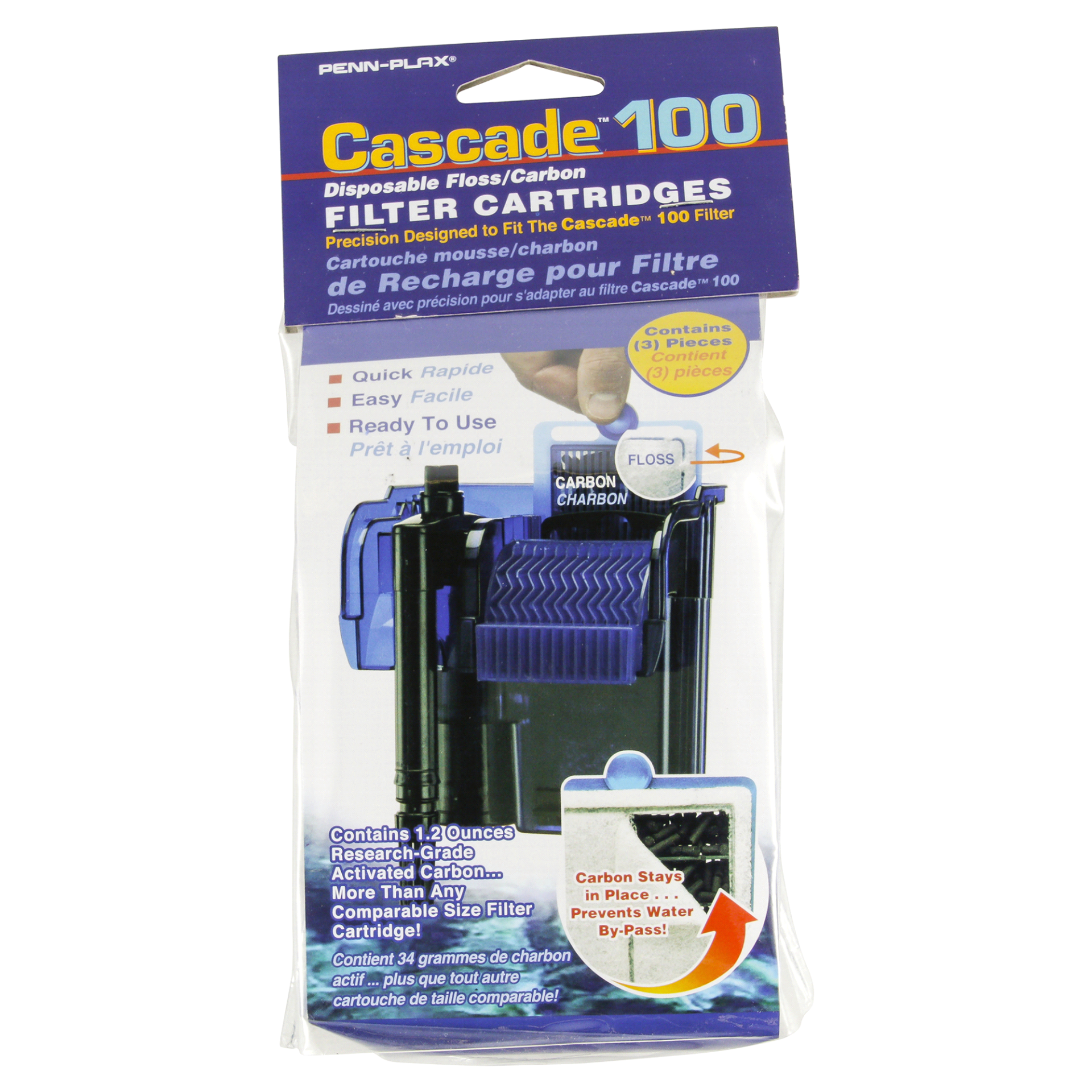 slide 1 of 5, Cascade 100 Disposable Filter Cartridges, 3 ct